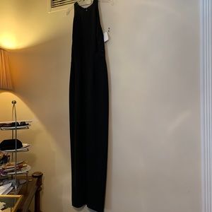 Formally full length black dress